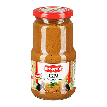 Икра из баклажанов ПИКАНТА 450-520г с/б