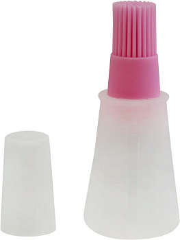 Масленка силиконовая с кисточкой 60мл 219