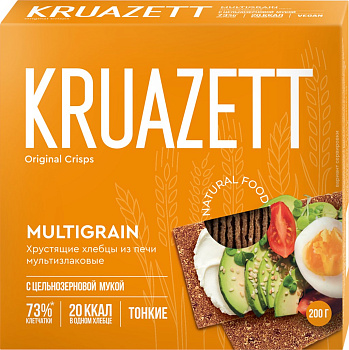 Хлебцы Kruazett мультизлаковые 200 г