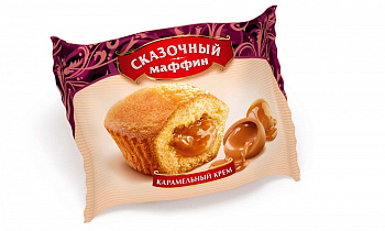 Кекс КОВИС Мини-маффины карамельный крем 200г 