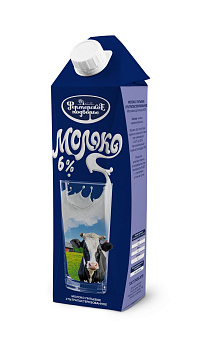 Молоко ФП 6% 1л ТДА Продукт без ЗМЖ