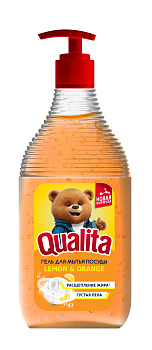 Средство д/посуды QUALITA LEMON & ORANGE 500мл