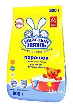 Порошок УШАСТЫЙ НЯНЬ универсал 800г NC