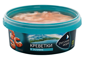 Мясо Креветки Русское море 300гр в заливке