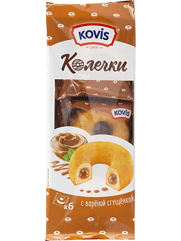 Пирожные BAKER HOUSE Kovis Колечки крем вар. сгущенка 240г