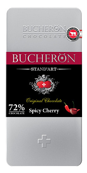 Шоколад BUCHERON с перцем и вишней 100г ж/б