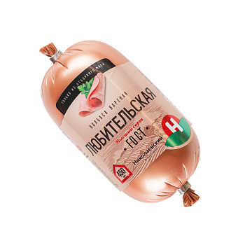 Колбаса Любительская ГОСТ в и/о 450г Николаевский