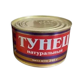 Тунец натуральный ПИЩЕВИК 240г
