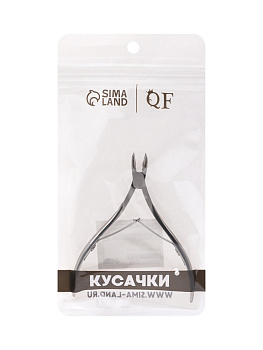 Кусачки д/кутикулы 2 пружины 10см серебр зип QF 4103684