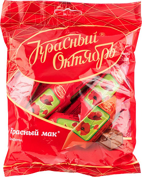 Конфеты КРАСНЫЙ ОКТЯБРЬ Красный мак 250г