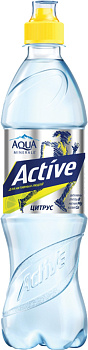 Вода питьевая AQUA MINERALE актив цитрус 0,5л п/б