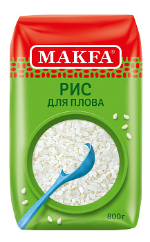 Крупа рис для плова МАКФА 800г