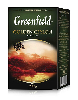 Чай GREENFIELD Golden Ceylon кр/лист 200г
