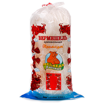 Лапша крахмальная б/п МЕДВЕДЬ ЛЮБИМЫЙ 150г