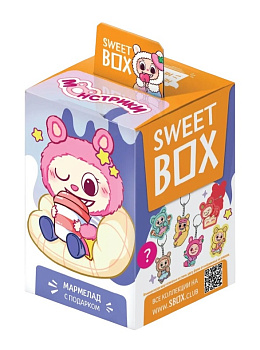 Мармелад SWEET BOX Монстрики с подарком в коробочке 10г