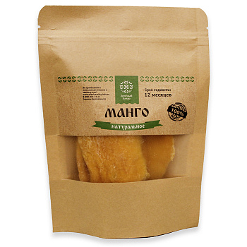 Манго ЗЕЛЁНЫЙ БАЗАР натуральное 100гр