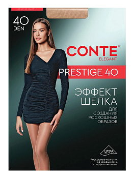 Колготки CONTE Prestige 40ден р4 natural 