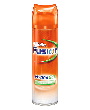 Гель д/бритья GILLETTE FUSION Hydra Gel Sensitive Skin 200мл
