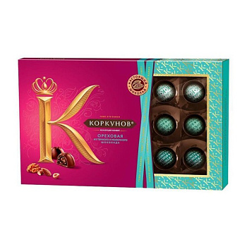 Конфеты КОРКУНОВ  Ореховая коллекция 165г