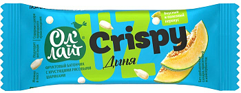 Батончик Ол’лайт Crispy с дыней 30г