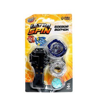Боевой волчок ULTRA SPIN с устройством д/запуска микс 9080180