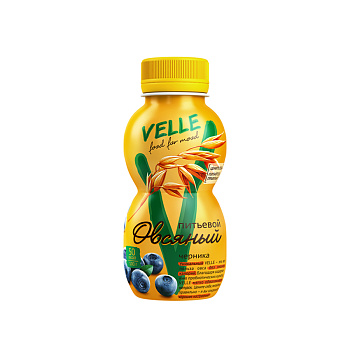 Продукт VELLE био-овсяный черника 230г п/б