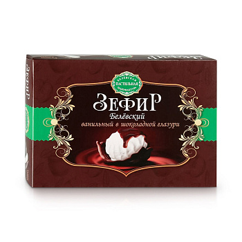 Зефир БЕЛЕВСКИЙ ванильный в шок глазури 250г