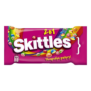 Драже Skittles 2в1 38г