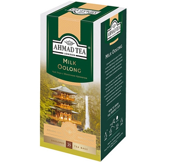 Чай AHMAD TEA Милк Улун с ароматом молока 50г зелен (25пак*2г)
