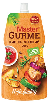 Соус Master Gurme Кисло-сладкий 200г дой-пак