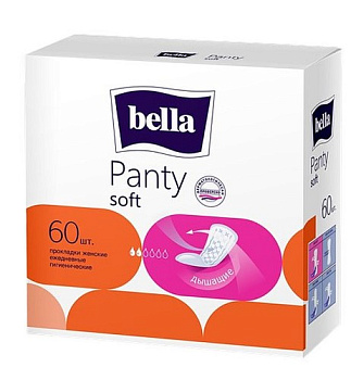 Прокладки ежед. BELLA Panty Soft 60шт