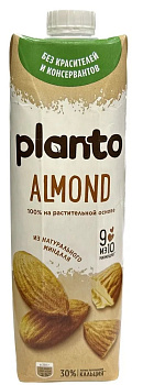 Напиток Planto миндальный ультрап.обог.кальц. 0,9% 1л