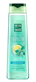 Шампунь Чистая Линия против перхоти мята 400мл   