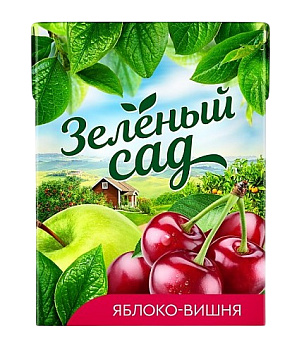 Нектар Зеленый Сад Яблоко-Вишня 0,2л т/п