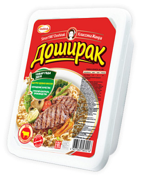 Лапша б/п ДОШИРАК вкус говядины 90г