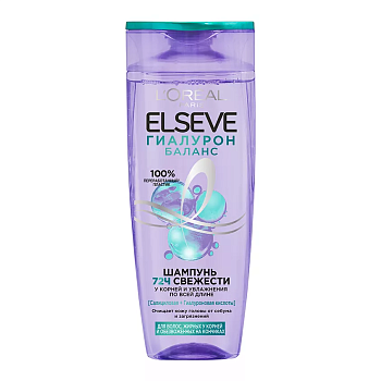 Шампунь ELSEVE Гиалурон баланс 400мл