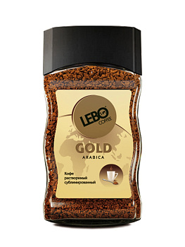 Кофе LEBO Gold растворимый сублим. 100г с/б