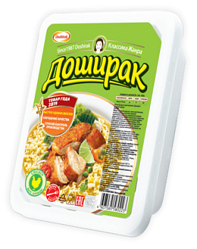 Лапша б/п ДОШИРАК вкус курицы 90г