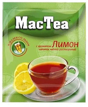 Чайный напиток MAC TEA лимон 18г