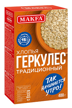 Хлопья МАКФА Геркулес традиционный 400г