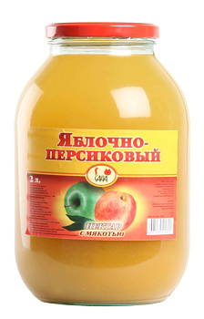 Нектар САВА яблочно-персиковый 2л с/б