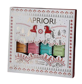 Конфеты APRIORI Ассорти темного и молочного шоколада 160г