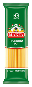 Макаронные изделия Макфа Вермишель Длинная (Триолли) 400 г