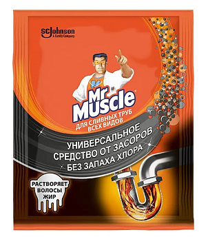 Гранулы МИСТЕР МУСКУЛ для сливных труб 4шт*70г