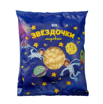 Готовый завтрак ВКУСВИЛЛ Звездочки медовые 200г