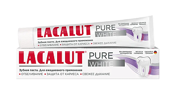 Зубная паста LACALUT® PURE WHITE 75 мл