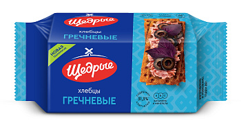 Хлебцы ЩЕДРЫЕ гречневые 100г