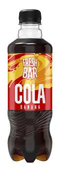 Напиток Fresh Bar Кола Банан с/газ 0,48л п/б