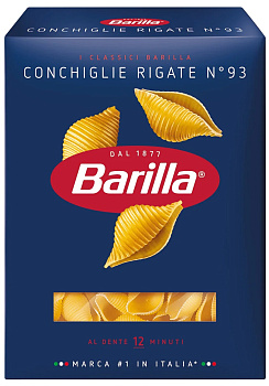 Макаронные изделия BARILLA Конкилье Ригате  №93 450гр