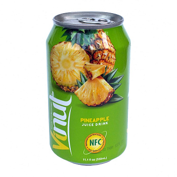 Напиток VINUT со вкусом ананаса 0,33л ж/б Вьетнам